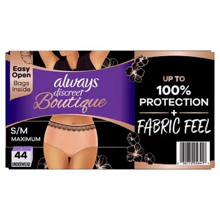 Always Discreet Boutique Incontinence Underwear, Maximum - Choose Your Size