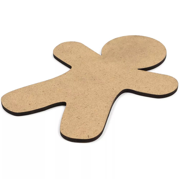 Bright Creations 24 Pack Wooden Gingerbread Men for Crafts, DIY Christmas Ornaments, 3.5 X 4.5 In