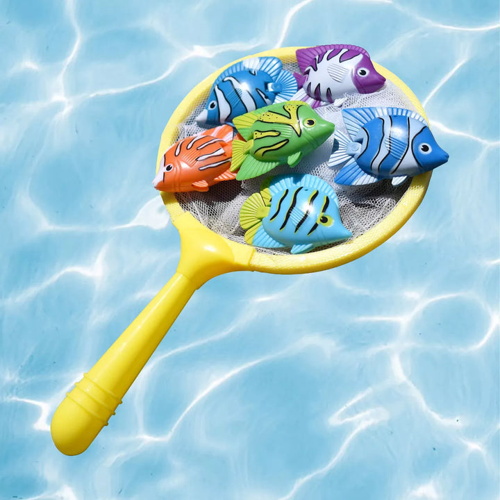 Pool Central 9" Colorful Weighted Fish Catching Water Game