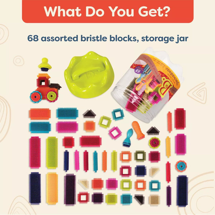 B. Toys Educational Building Set - Bristle Block Stackadoos