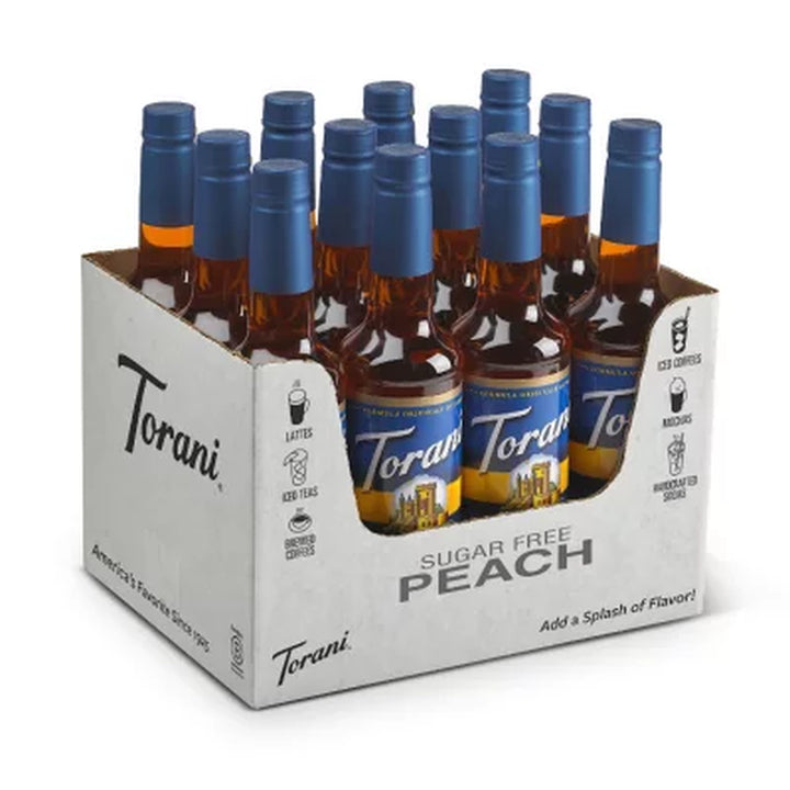 Torani Sugar-Free Peach Syrup 750 Ml