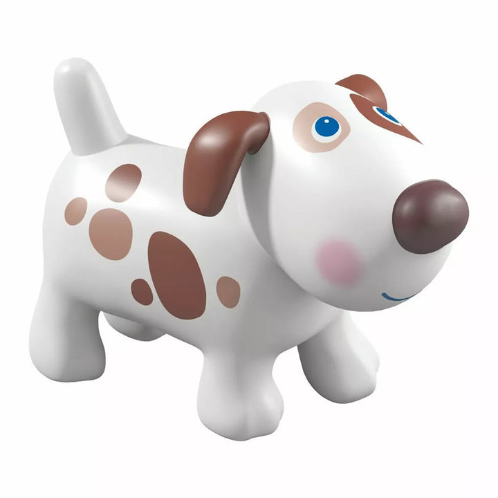 HABA Little Friends Dog Lucky - Pet Toy Figure with Doghouse & Wooden Bones