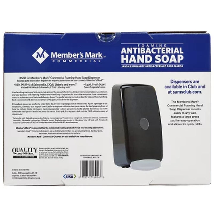 Member'S Mark Commercial Foaming Antibacterial Hand Soap Refill 33.8 Oz., 2 Pk.