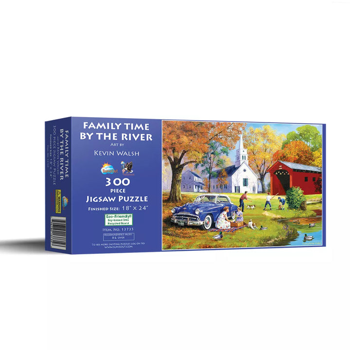 Sunsout Family Time by the River 300 Pc Jigsaw Puzzle 13735