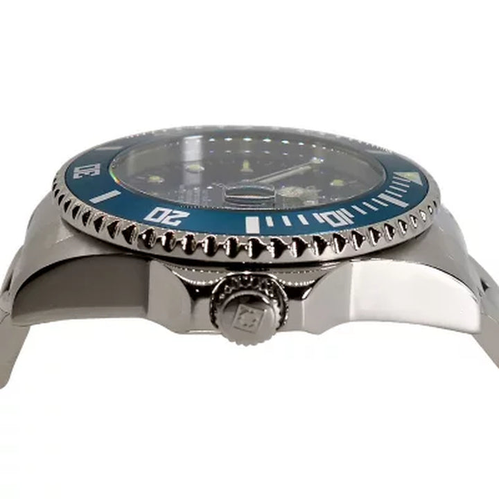 Invicta Men'S Pro Diver Automatic 44Mm Silver, Blue Dial