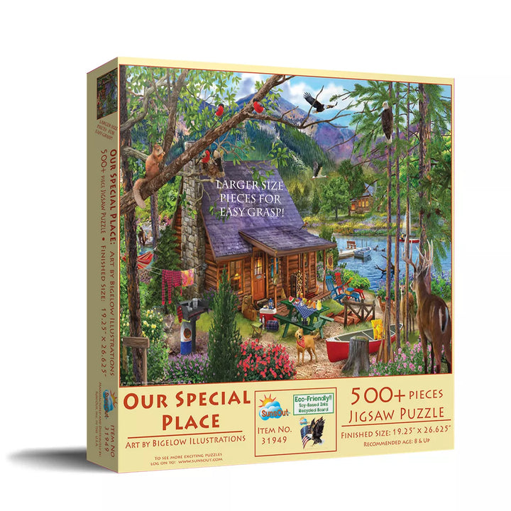 Sunsout Our Special Place 500 Pc Large Pieces Jigsaw Puzzle 31949