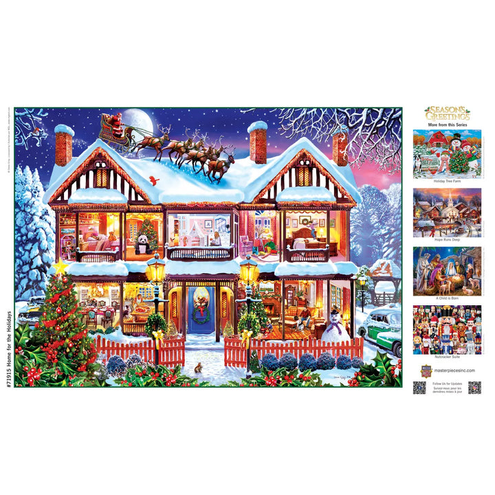 Masterpieces 1000 Piece Christmas Jigsaw Puzzle - Home for the Holidays.