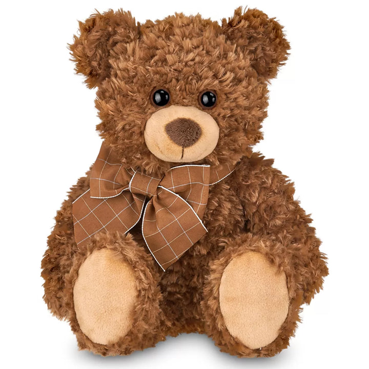 Bearington Lil' Reggie Teddy Bear 12 Inch Teddy Bear Stuffed Animal - Large Teddy Bear - Brown Teddy Bear