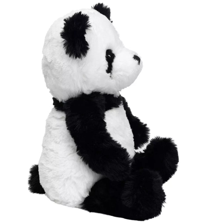 Lambs & Ivy Wild Life Black/White Plush Panda Bear Stuffed Animal Toy - Lucky