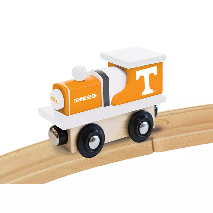 Masterpieces Officially Licensed NCAA Tennessee Volunteers Wooden Toy Train Engine for Kids.