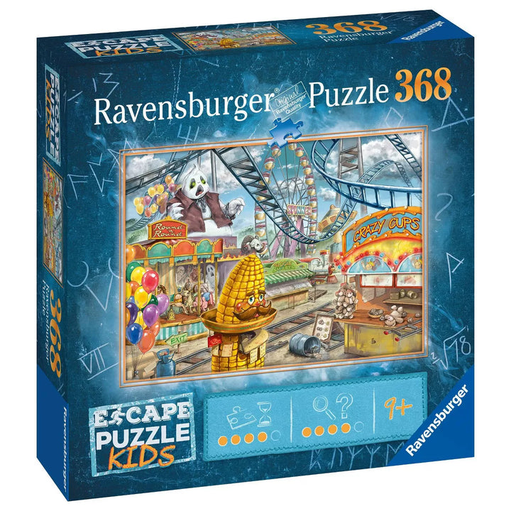 Ravensburger ESCAPE Puzzle KIDS: Amusement Park Plight Jigsaw Puzzle - 368Pc