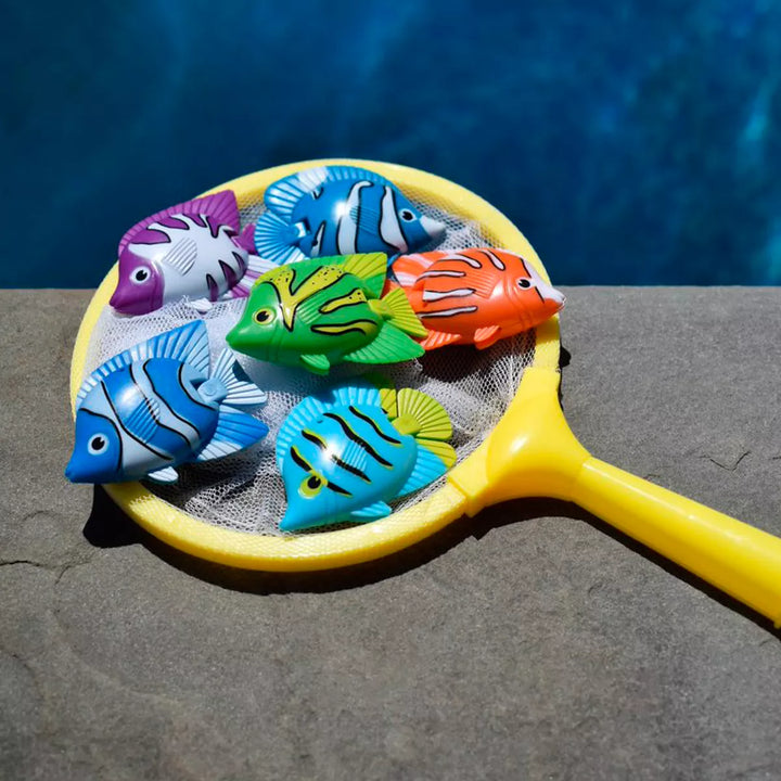 Pool Central 9" Colorful Weighted Fish Catching Water Game