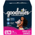 Goodnites Nighttime Bedwetting Underwear for Girls Sizes: Small - Extra Large