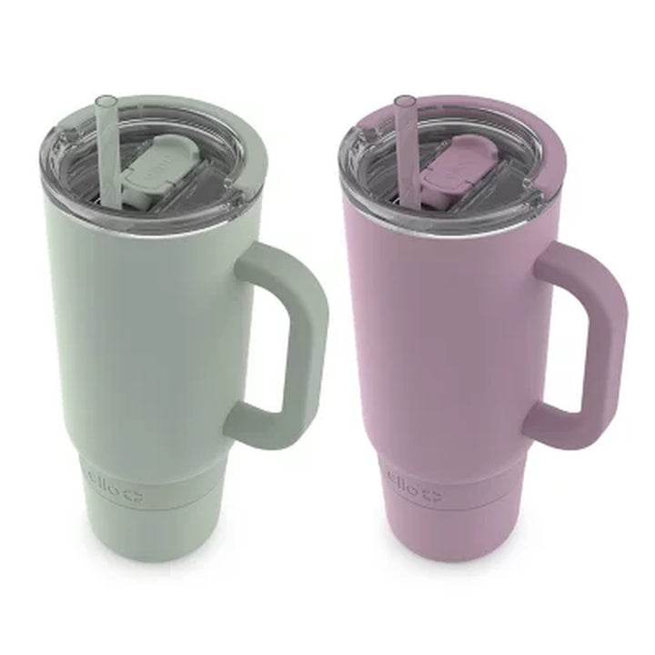 Ello Port 40-Oz. Stainless Steel Tumbler with Handle, Assorted Colors (2 Pk.)