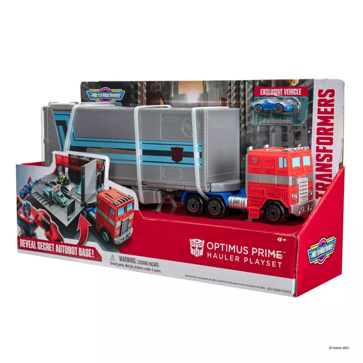 Micro Machines Optimus Prime Transformers Hauler Playset