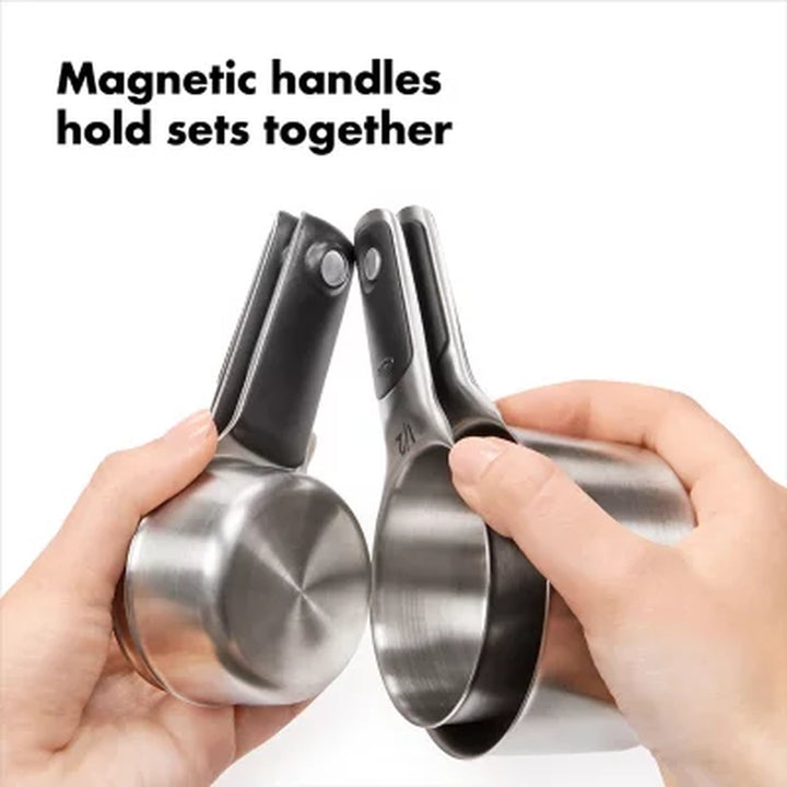 OXO 8-Piece Stainless Steel Measuring Cups and Spoons Set