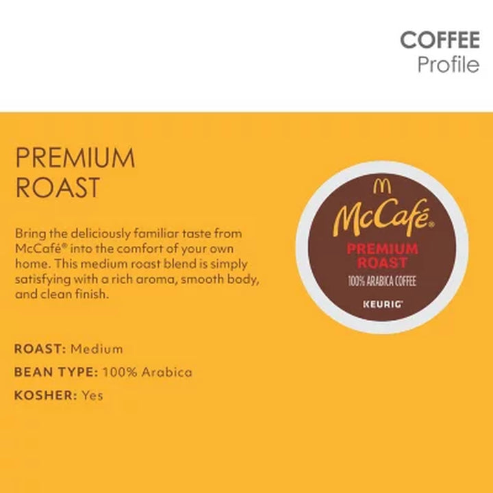 Mccafe Premium Roast K-Cup Coffee Pods 94 Ct.