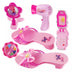 Link Worldwide Princess Beauty Play Set Pretend Play Toy with Hair Dryer, Shoes and Accessories - Pink