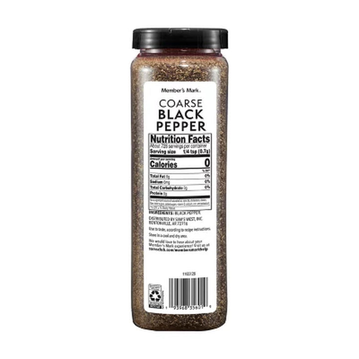 Member'S Mark Restaurant Coarse Black Pepper, 18 Oz.