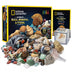 NATIONAL GEOGRAPHIC Rocks & Fossils Kit, 200+ Piece Set with Many Crystals, Gemstones, Geodes, Real Fossils, Rose Quartz, Jasper, Aventurine & More