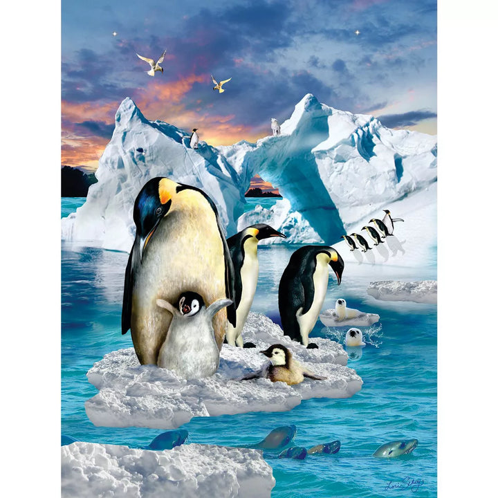 Sunsout Penguin Colony 500 Pc Jigsaw Puzzle 35149