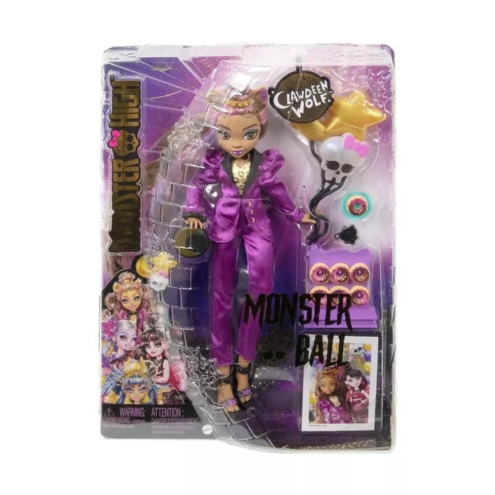 Monster High Clawdeen Wolf Doll in Monster Ball Party Fashion