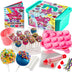 Girlzone Cake Pop Craze Kit, Kids Baking Set for Kids Ages 10-12 with Cake Pop Mold, Cake Pop Kit Stand, Cake Pop Gift Bags