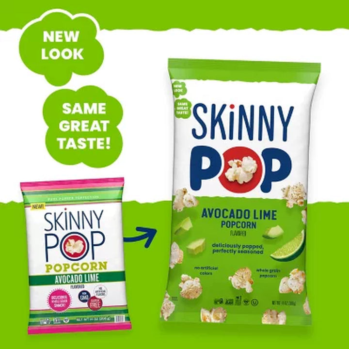 Skinny Pop Avocado Lime Popcorn, 14 Oz.