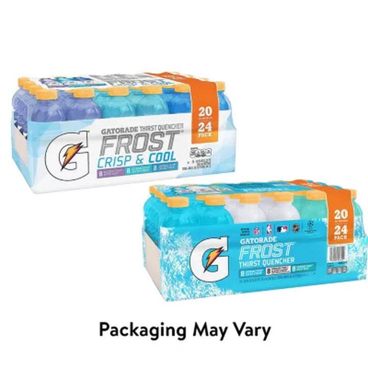 Gatorade Frost Thirst Quencher, Variety Pack 20 Fl. Oz., 24 Pk.
