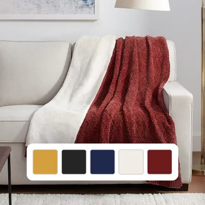 Member'S Mark Chenille Faux Fur Throw, 60" X 70" (Assorted Colors)