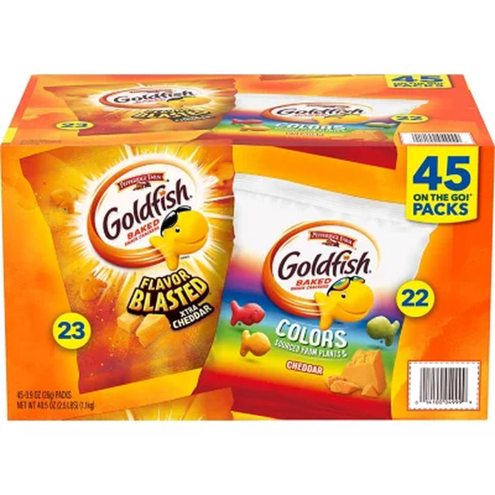 Pepperidge Farm Goldfish Variety Pack 0.9 Oz., 45 Pk.