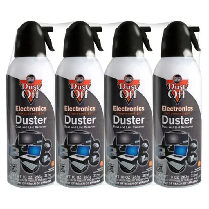Falcon Dust-Off Compressed Gas Duster (10Oz., 4 Pack)