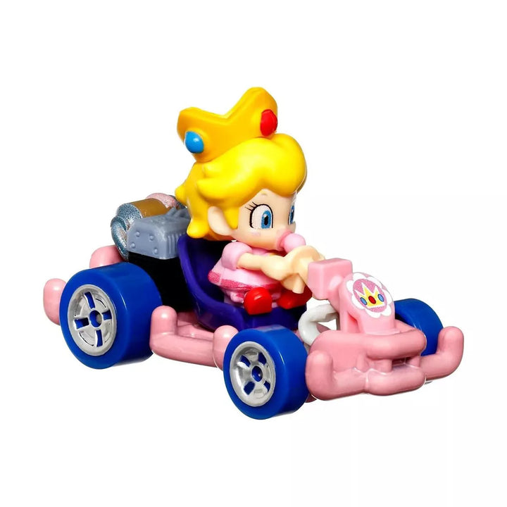 Hot Wheels Mario Kart 1:64 Scale Baby Peach Pipe Frame Collectible Vehicle