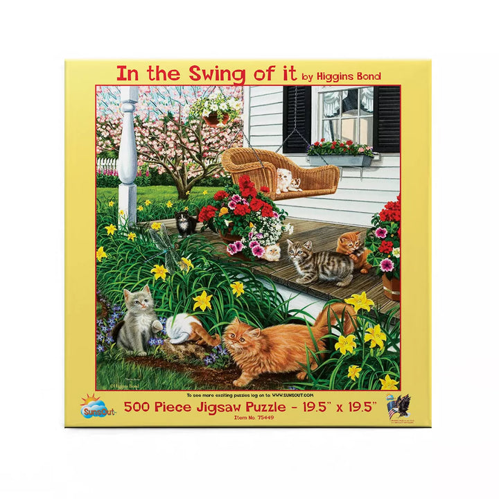 Sunsout in the Swing of It 500 Pc Jigsaw Puzzle 75449