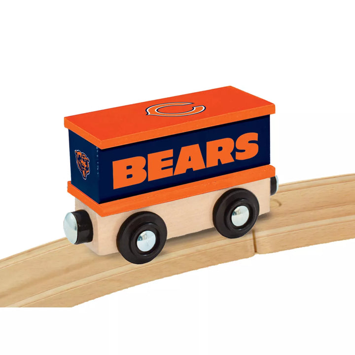 Masterpieces Wood Train Box Car - NFL Chicago Bears.