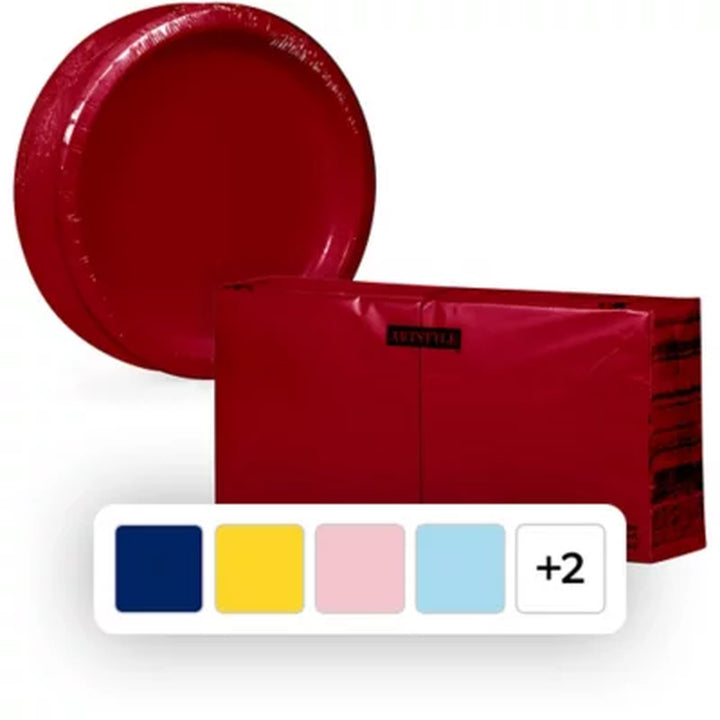 Artstyle Paper Plate & Napkin Kit, 285 Ct. (Choose Color)