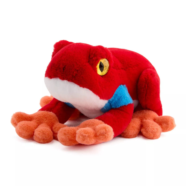 FAO Schwarz 8" Red Glitter Dart Frog Toy Plush