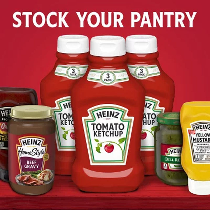 Heinz Original Tomato Ketchup Bottles, 44 Oz., 3 Pk.