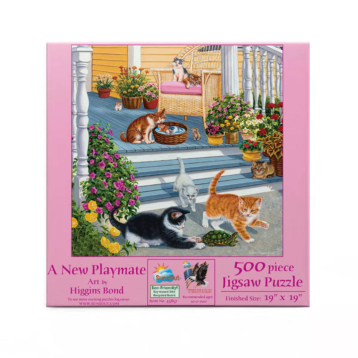 Sunsout a New Playmate 500 Pc Jigsaw Puzzle 45857