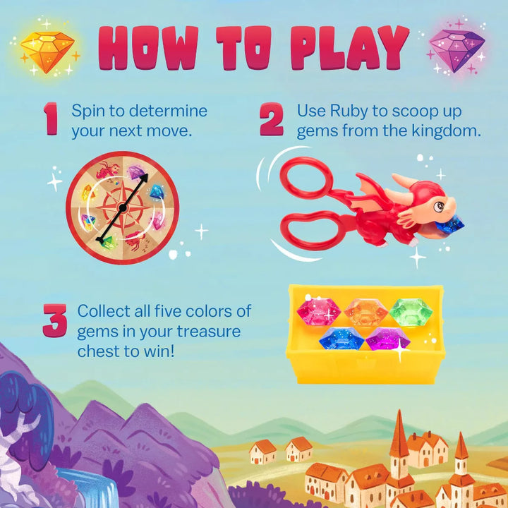 Educational Insights Ruby'S Gem Quest - Soarin' Scissors Skills Game