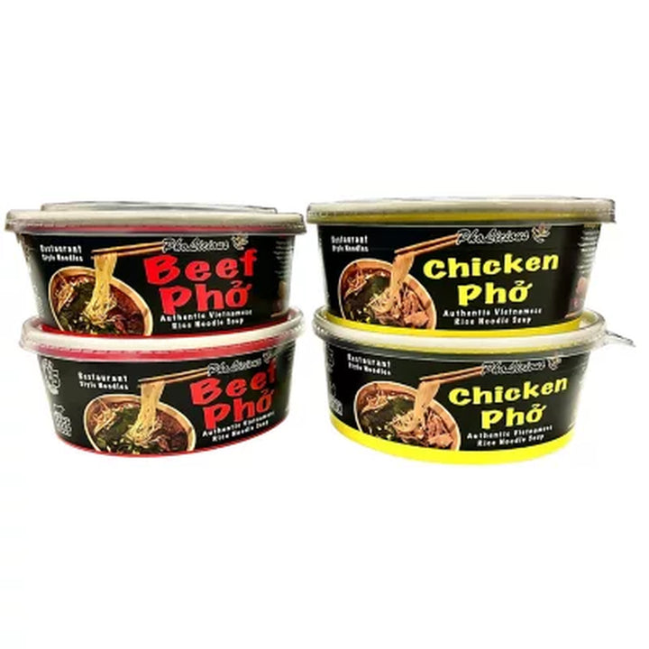 Pholicious Authentic Pho Vietnamese Rice Noodle Soup, Variety Pack 4 Pk.