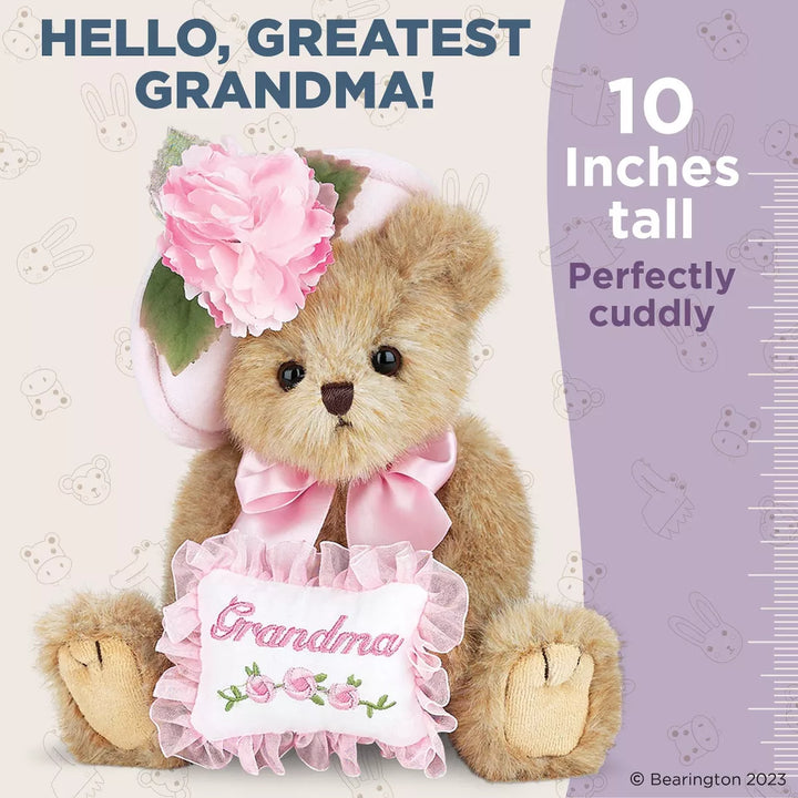 Bearington Grandma Bear, 10 Inch Teddy Bear Plush