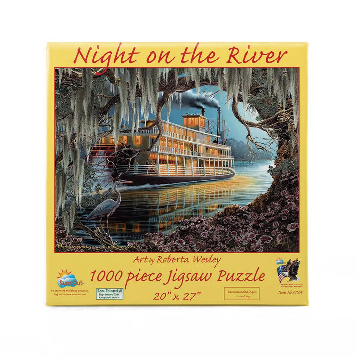 Sunsout Night on the River 1000 Pc Jigsaw Puzzle 51004