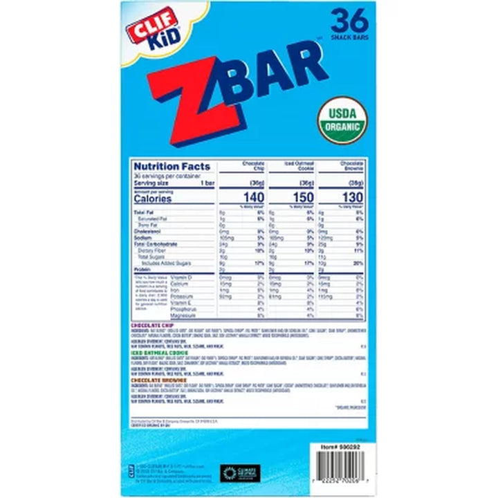 CLIF Kid Zbar 36 Ct.