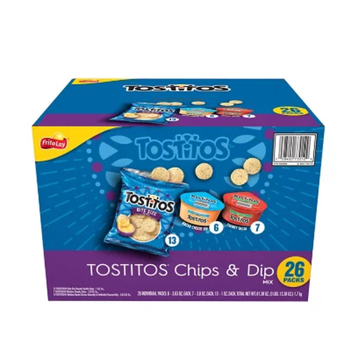 Tostitos Snacks Chips and Dip Mix Variety 61.35 Oz., 26 Ct.