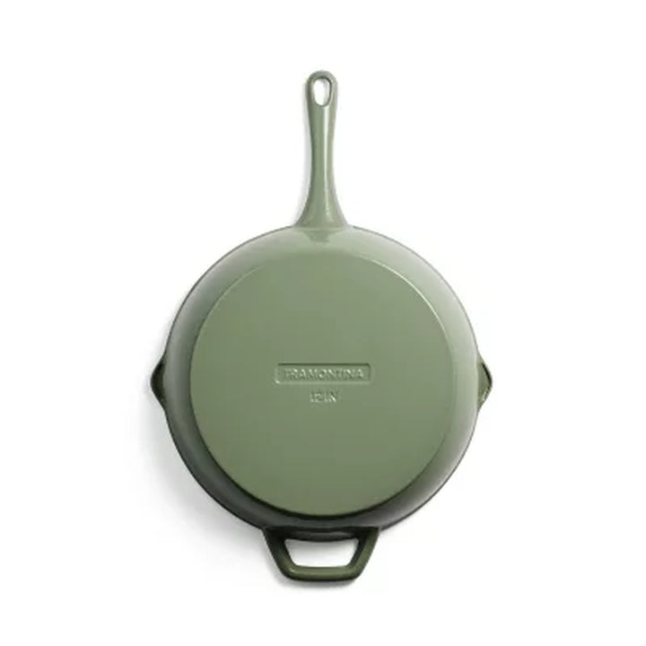 Tramontina 9" and 12" Enamel Cast Iron Skillet Set