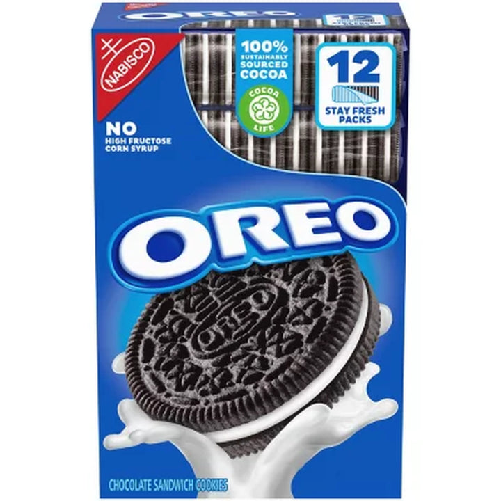 OREO Chocolate Sandwich Cookies 62.76 Oz., 12 Pk.