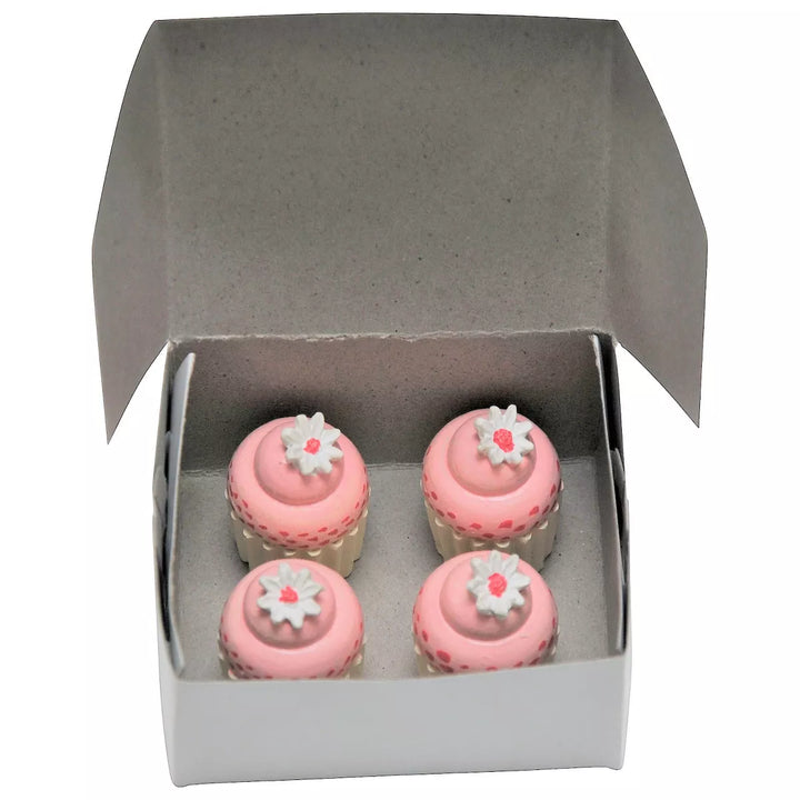 The Queen'S Treasures 18 Inch Doll 4 Piece Mini Cupcakes with Bakery Box