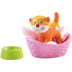 HABA Little Friends Cat Kiki with Basket, Blanket & Bowl