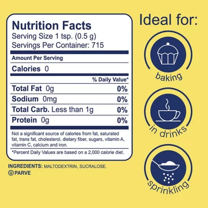 SPLENDA Granulated Sweetener Twin Pack 12.6 Oz., 2 Pk.